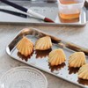 Vrthske 10-Cavity Madeleine Pan，Shell-Shaped Silicone Madeleine Molds for Baking Madeleine