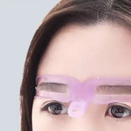 2147 여성 메이크업 눈썹 그리기 모양 잡기 플라스틱 가이드 템플릿 화장 보조 도구 Women’s Makeup Eyebrow Shaping Plastic Guide Template Beauty Auxiliary Tool [8 Types of Eyebrow Guides]
