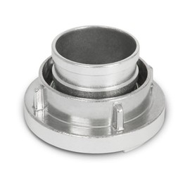 EBERTH Storz 75-B 3 Inch Suction Coupling Storz B, Hose Coupling in 3 Inches, Outer Diameter Hose Nozzle 75 mm, High Pressure Coupling, Fire Engine Coupling, Storz Coupling Made of Aluminium with Seal