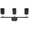 LED Track Light Kit 3 Heads 15.9in Arm 90 Degrees