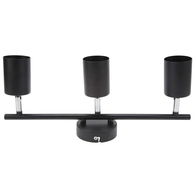 LED Track Light Kit 3 Heads 15.9in Arm 90 Degrees
