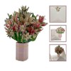2 Pop-Up Greeting Cards, Flower Bouquet 3D Popup Paper Mother's
