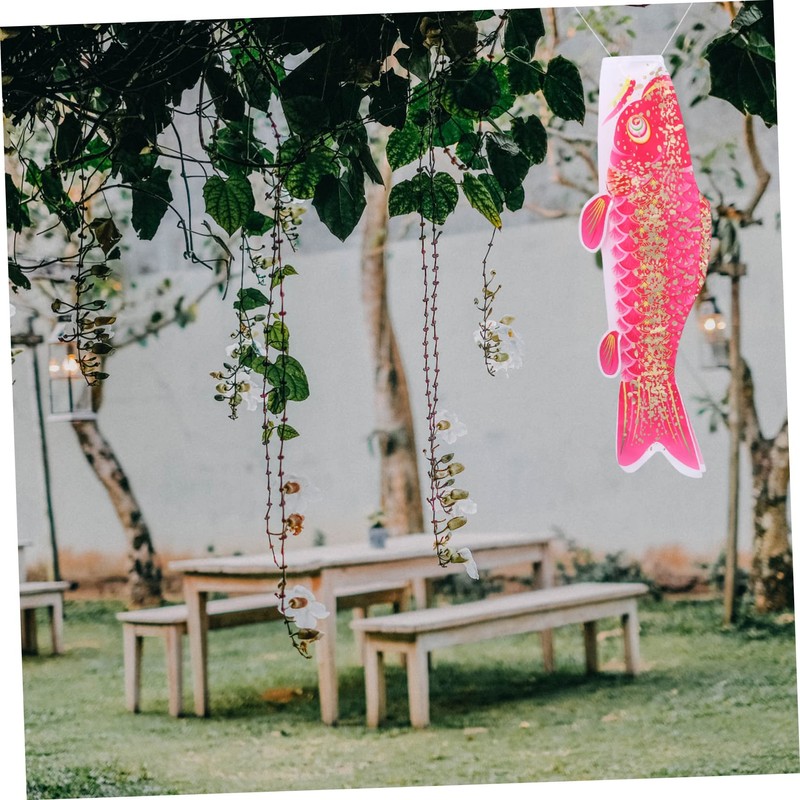VICASKY Hanging Japanese Carp Windsock Flag 3d Embossed Fish Flags