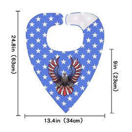 Landofgenie Adult Bibs for Women Men Large Bibs Set With Adjustable Hook-and-Loop Fastener Closure Washable Reusable 2 Pack - Blue+Green