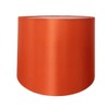 12" Faux Silk Orange Lampshade