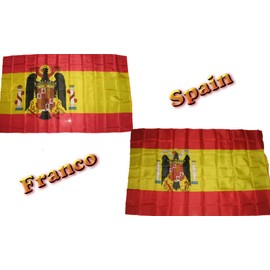 Wholesale Lot Franco Flag of Spain 1938-1945 and Spain Under Franco 1945-1977 3'x5' Polyester Flags