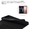 AQUOS Sense7 Case Notebook Type [No Magnet] Shockproof Card Case