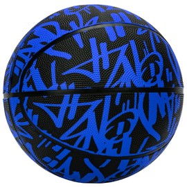 AND1 Street Ink 27.5 Baloncesto: Baloncesto de Goma de tamaño Juvenil para Uso en Interiores y Exteriores, construcción de Canal Profundo y Durabilidad, Ideal para niños y niñas de 9 a 11 años,