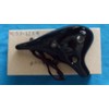 Paragon Ceramic Ocarina Diamond Black w. Crackles Alto C Key