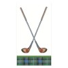 Caspari Golfing Paper Guest Towel Napkins - Two Packs of