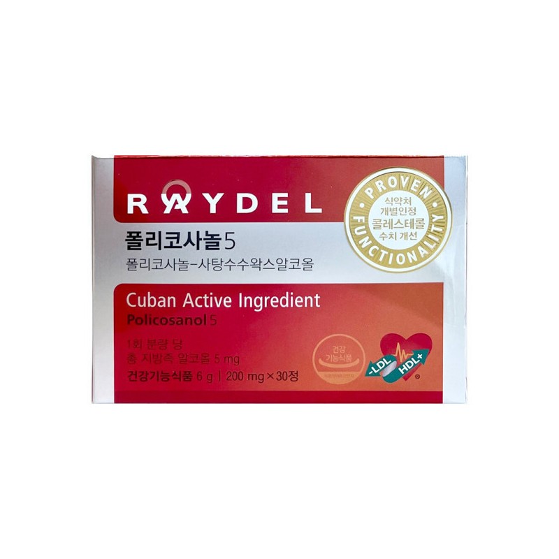 Reidel 레이델 폴리코사놀5 200mg x 30정 / 써클 Reidel Policosanol