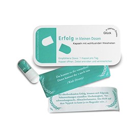 Unbekannt Success in small doses pills with sayings