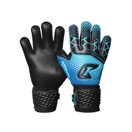 CATCH & KEEP Goalkeeper Gloves Children's Claw Protector Blue Size 5 I Professional Children's Goalkeeper Gloves with Finger Protection, Thumb Support & Thicker Wrist Support