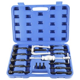 KUNTEC Blind Inner Bearing Race and Seal Puller Hole Remover Extractor Set Slide Hammer Tool Kit