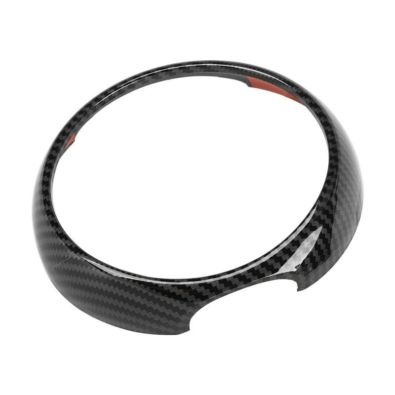 Car Dashboard Cover Edge Trim Decoration Ring Carbon Fibre Style