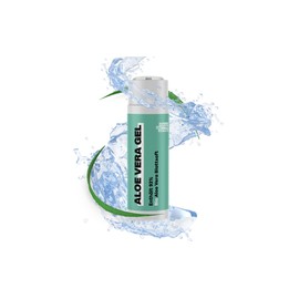 Organic Aloe Vera Gel | Soothing for Stressed Dry Skin | Intensive Moisturiser | All Skin Types | 100% Natural Cosmetics | Face and Body | 200 ml