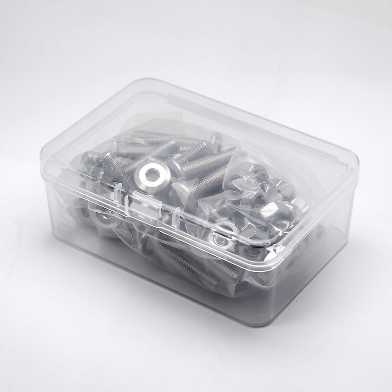 (30 pcs) M6 x 20mm Flat Round Hexagon Socket Head
