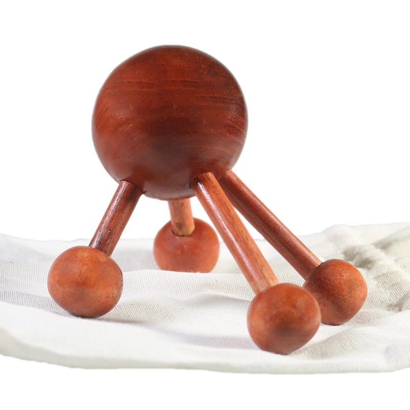 Rosewood Massage Spider - Handmade Massager, Massage Spare, Massage Roller