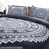 DasyFly 3 Piece Bohemian Duvet Cover Sets Queen Size Mandala