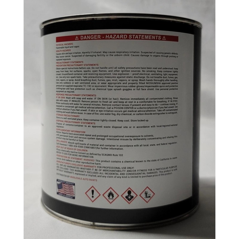 Vision Auto Paints # 1243 High Gloss Black Single Stage