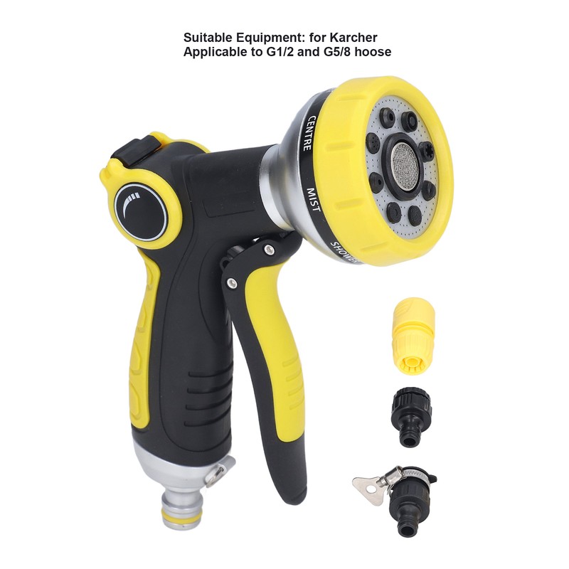 Multifunctional Water Sprayer for G1/2 G5/8 Hose Water Hose Sprayer