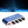 Mini Stereo Mixer 4 in 1 Out Volume Adjustment 3.5mm