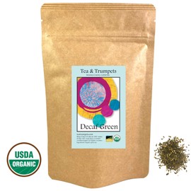 USDA Organic Decaffeinated Green Loose Leaf Green Tea 8 oz