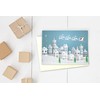 Stonehouse Collection | Christmas Village Scene Holiday Card | Beautiful