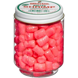 Atlas Mike's Jar of Siberian Shrimp Glitter Marshmallow Salmon Fishing Bait Eggs, Red