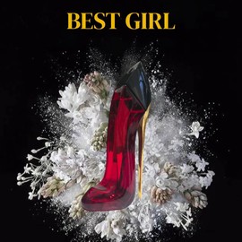 Viaan Krishna Best Girl ROUGE Fragrance Gift Set for Women Eau de Parfum, 5 Piece Set with 2.7 fl oz Luxurious High Heel Perfume, Body Lotion, Body Mist, Shower Gel & Travel Size Bottle