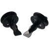 Upluckey Sink Stopper 2PCS Black Clean Plastic Drain Stopper Durable