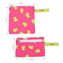 100% RECYCLED Reusable Sandwich Bags & Snack Bags by EcoRight | Food Safe BPA Free | Set of 2