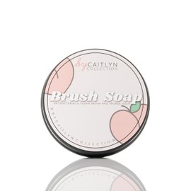 By Caitlyn Collection Antibacterial Brush & Sponge Cleansing Soap - Available in 6 Scents. (Peach)