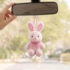4PCS Car Rearview Mirror Hanging Straps, Cute Hanging Car Accessories
