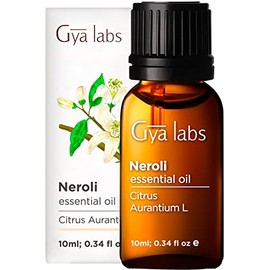 Gya Labs Neroli Essential Oil for Diffuser - 100% Pure & Natural Fragrance Neroli Oil for Skin - Neroli Essential Oil Therapeutic Grade Undiluted for Aromatherapy, Soap & Candle Making (0.34 Fl Oz)