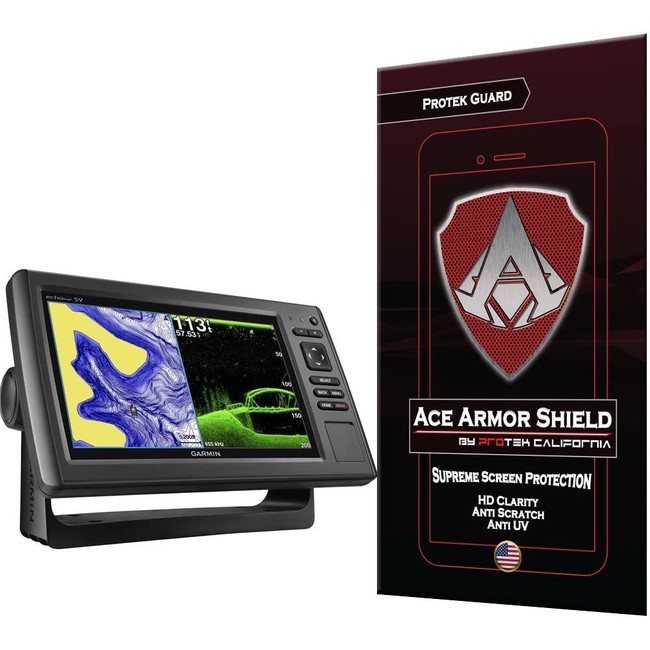 Ace Armor Shield Shatter Resistant Screen Protector for The Garmin Echomap 93SV with Free Lifetime Replacement Warranty