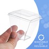 EURO CLASSIC Plastic Mini Dessert Cups/Dessert Bowls with Lids -