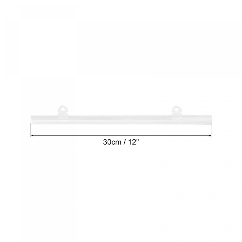 sourcing map PVC Poster Rail 30 cm / 12 Inches