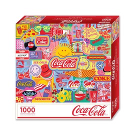 Springbok Coca-Cola Pop Art 1000 Piece Jigsaw Puzzle for Adults - Unique Cut Pieces - Made in USA
