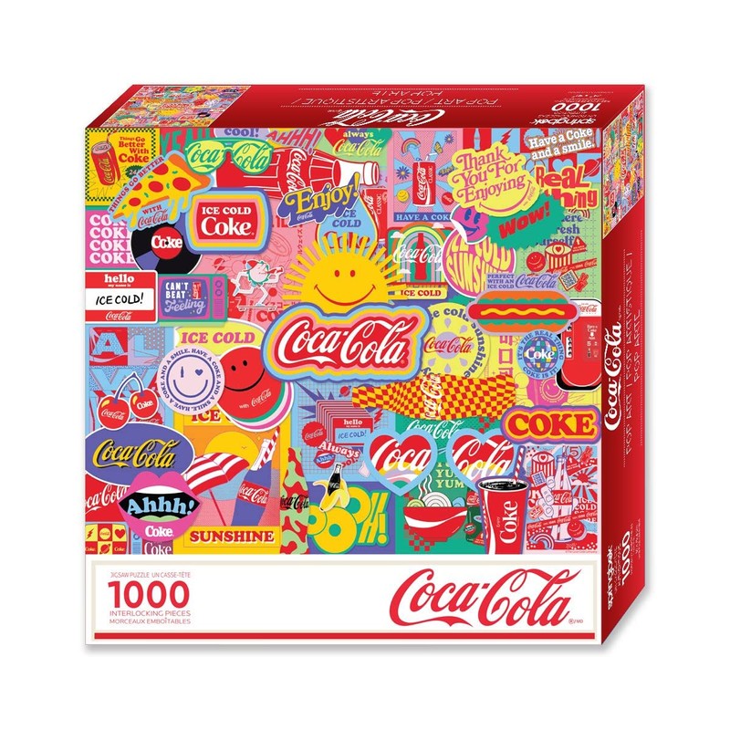 Springbok Coca-Cola Pop Art 1000 Piece Jigsaw Puzzle for Adults