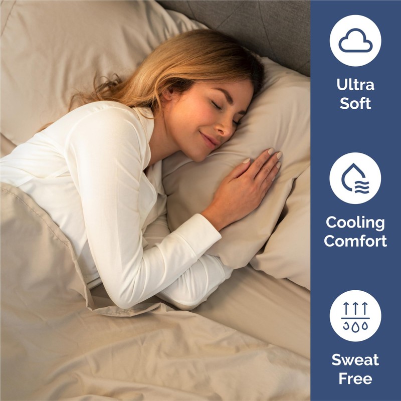 King 6 Piece Sheet Set - Breathable & Cooling Sheets