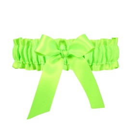 Ivy Lane Design Neon Wedding Garter, Lime Green 6 x 0.5 x 1 Inch