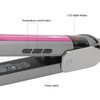 Professional Hair Straightening Ceramic Heating Plate Straightener LCD Display Hairdressing