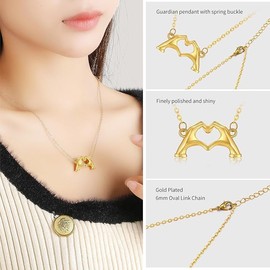 SIMONLIN TS Gifts are Suitable for Fans and Music Lovers, Hearts with BFF Necklaces are Suitable for Girls, Teenagers and Children, and Merch Friendship Gifts, Suitable for More than 36 Months.