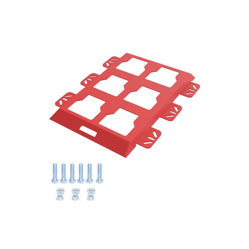 Mounting Plate Compatible with Milwaukee Packout, 50 Lbs, Metal with