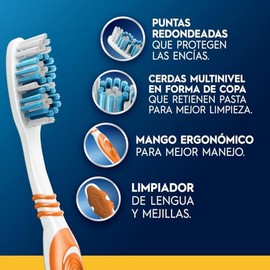 Oral Cepillo Dientes Complete Cerdas Suaves Uds