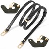 Mini Bag Strap Kit，Bag Straps Crossbody Replacement，Purse Straps Kit，Adjustable Leather