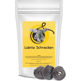 Lakrids Knud | 150 g Liquorice Snails - Finely Rolled Liquorice, Liquorice Cords in Traditional Snail Shape, Gourmet Liquorice Pieces with Pleasant Chewing Resistance