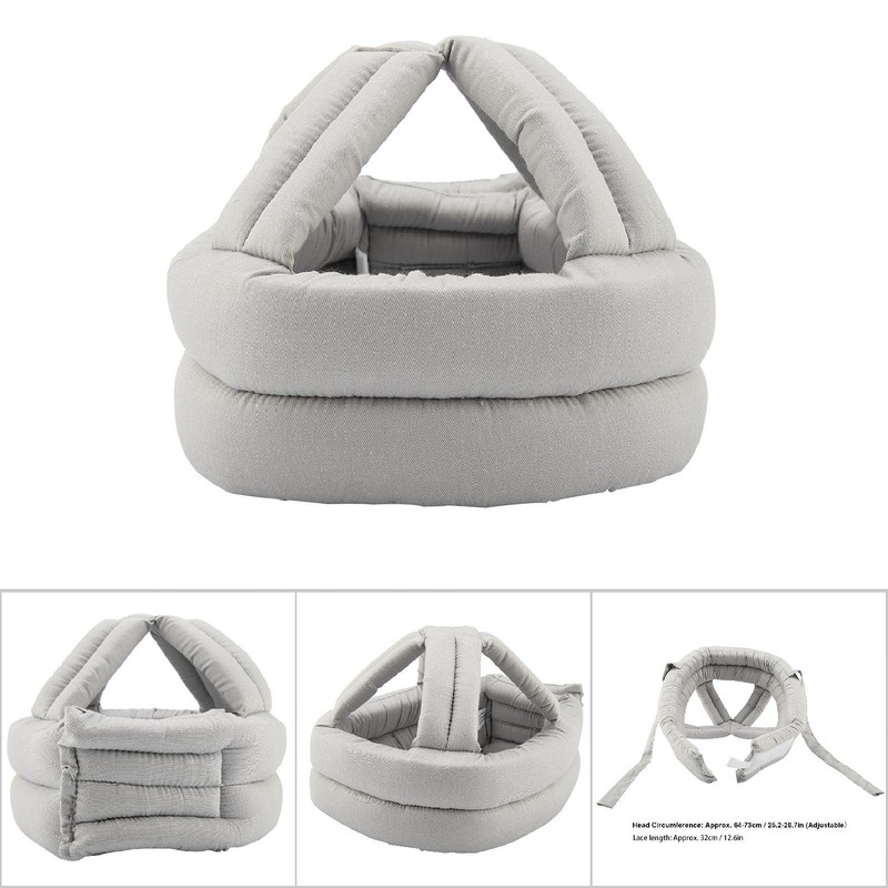 EBTOOLS Protective Helmet for Elderly, Thick Hat, Adjustable Head Protection,