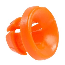 Sherco-Auto USA Orange Nylon Door Lock Rod Clips Retainer - 4 MM Rod 6 MM Hole - 100 Pack